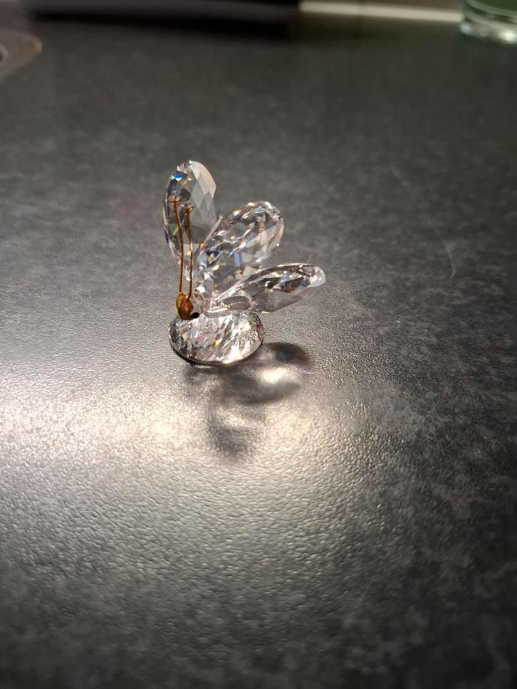 Swarovski Kristal Miniatuur Vlinder, Verzamelen, Swarovski, Zo goed als nieuw, Figuurtje, Ophalen of Verzenden