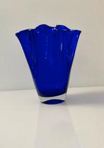 Kobaltblauwe servetvaas, vintage, Blauw, Nieuw, Ophalen of Verzenden, Glas