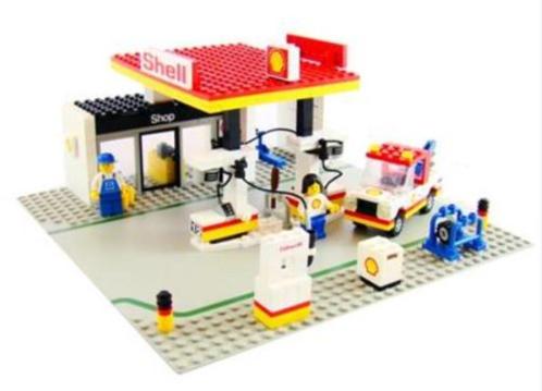 Lego set 6378 Shell Tankstation., Kinderen en Baby's, Speelgoed | Duplo en Lego, Zo goed als nieuw, Lego, Complete set, Ophalen of Verzenden