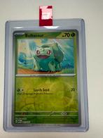 Bulbasaur 001/151 Reserve Holo, Pokemon Scarlet & Violet 151, Ophalen of Verzenden, Zo goed als nieuw, Losse kaart