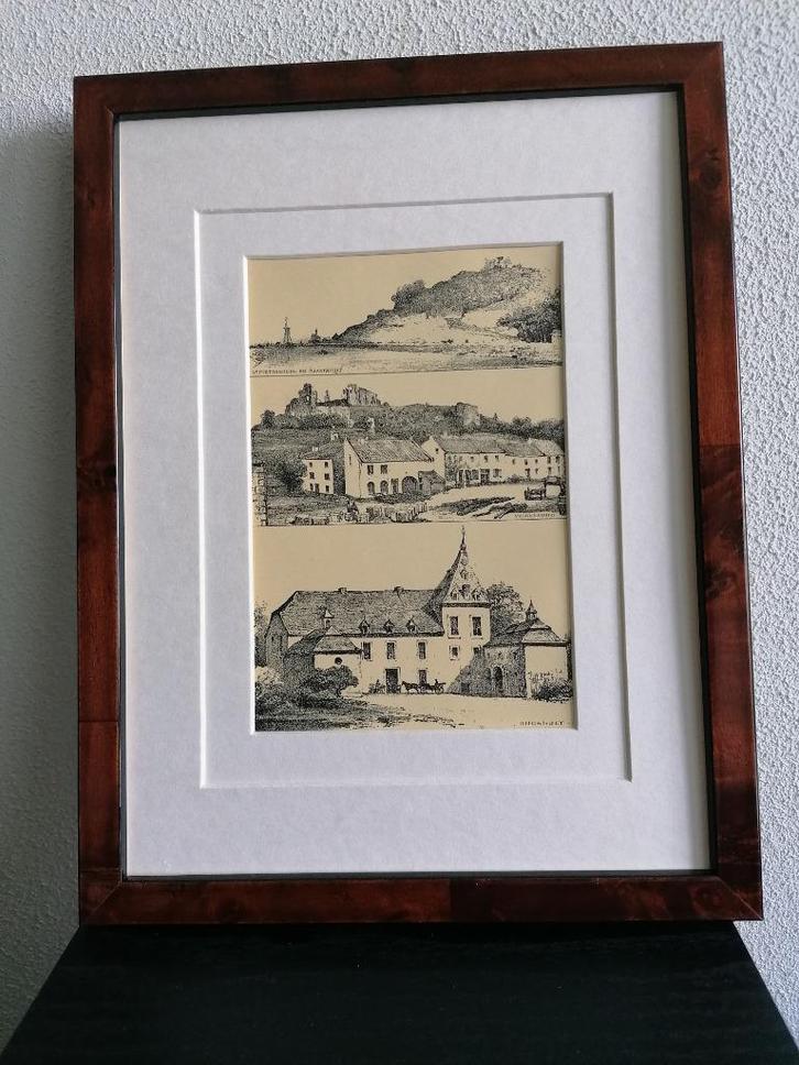 Craandijk Litho Limburg Valkenburg St. Pieter 1880 (14), Antiek en Kunst, Kunst | Litho's en Zeefdrukken, Ophalen of Verzenden