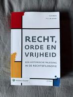 Recht, Orde en Vrijheid - 4e druk, Ophalen of Verzenden, Alpha, Zo goed als nieuw, WO