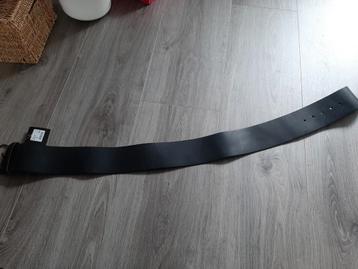 The Sting zwarte leren riem, lengte 95 cm (NIEUW) beschikbaar voor biedingen