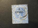 A06180: Straits Settlements QV 4 c CA, Ophalen of Verzenden, Oost-Azië