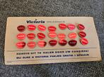 Reclame ~ Victoria Speldjesactie 21 exemplaren, Verzamelen, Speldjes, Pins en Buttons, Verzenden, Nieuw, Merk, Speldje of Pin