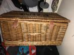 Rieten mand/Picknickmand/Speelgoedmand Brocante, Ophalen, Mand, Zo goed als nieuw, Riet