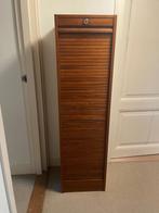 Vintage Houten Rolkast -  Archiefkast  1950/60, Huis en Inrichting, Kasten | Roldeurkasten en Archiefkasten, Ophalen, Minder dan 50 cm