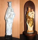 Set van 2 mooie Maria beelden (met console), Gebruikt, Ophalen of Verzenden, Christendom | Katholiek, Beeld(je)