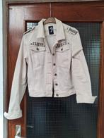 Leuk stoer spijkerjasje Superstar, Maat 38/40 (M), Beige, Ophalen of Verzenden, Zo goed als nieuw