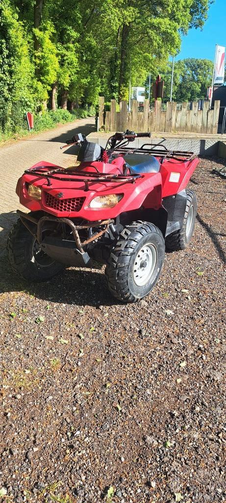 Goedlopende quad suzuki kingquad 400 4x4, Fietsen en Brommers, Brommers | Crossbrommers, Suzuki, Ophalen