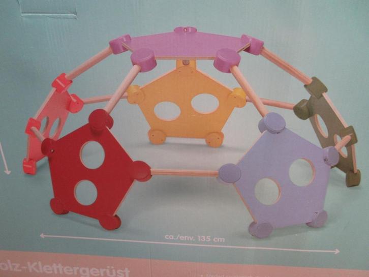 Playland : houten klimkoepel (nieuw in doos), Kinderen en Baby's, Speelgoed | Educatief en Creatief, Nieuw, Ontdekken, Ophalen of Verzenden