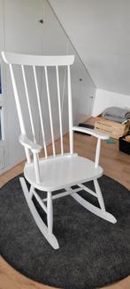Schommelstoel wit hout, Kinderen en Baby's, Ophalen, Gebruikt, Stoel(en)