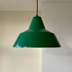 Groene hanglamp van Lyfa, Minder dan 50 cm, Vintage, country, industrieel,, Gebruikt, Ophalen of Verzenden