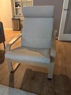 IKEA POÄNG fauteuil berkenfineer/Hillared beige als nieuw, Ophalen, Zo goed als nieuw, 75 tot 100 cm