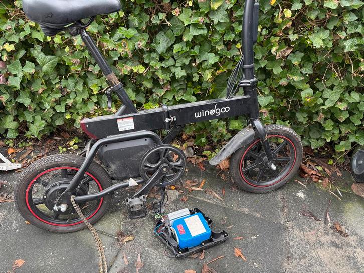 Defecte Winogoo Elektrische Fiets - B20 wingoo, Fietsen en Brommers, Elektrische fietsen, Gebruikt, Overige merken, Minder dan 47 cm
