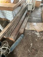 Partij vloer balken, Ophalen, Gebruikt, Hardhout, 250 cm of meer