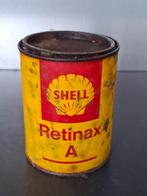 Vintage blik Shell Retinax A nog vol, Ophalen of Verzenden, Nieuw, Overige, Overige merken