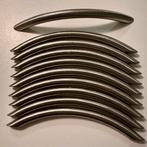 10 RVS Bruynzeel  keuken handgrepen, Minder dan 50 cm, Ophalen of Verzenden, Zo goed als nieuw, Minder dan 25 cm