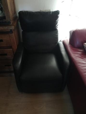Zwart leer relax