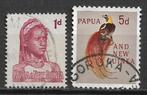 Papua & New Guinea 1961 Def serie paradijsvogel inwoner, Verzenden, Gestempeld