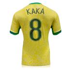 Kaka Gesigneerd Brazilië 2024 Thuis Voetbalshirt, Verzamelen, Sportartikelen en Voetbal, Buitenlandse clubs, Shirt, Xxxx, Nieuw