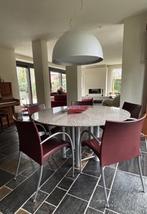 Moderne eetkamerstoelen, Huis en Inrichting, Stoelen, Ophalen, Modern design, Gebruikt, Bruin