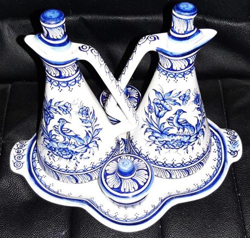 Portugees Porselein - Peper - Zout- Olie - Azijn, Antiek en Kunst, Antiek | Porselein, Ophalen of Verzenden