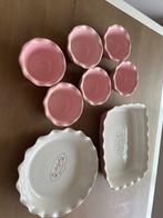 Rudolphs bakery set roze, Huis en Inrichting, Keuken | Servies, Ophalen, Zo goed als nieuw, Overige stijlen, Schaal of Schalen