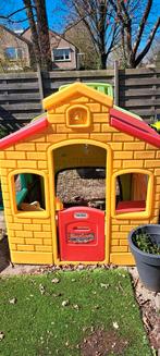speelhuisje met 4 verschillende zijden, Kinderen en Baby's, Speelgoed | Buiten | Speelhuisjes, Ophalen, Gebruikt, Kunststof