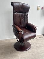 Prominent Sta Op Relaxfauteuil Bruin Leer Goteborg sta-op, Verzenden, Minder dan 75 cm, Leer, Zo goed als nieuw