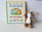 Boek Raad eens hoeveel ik van je hou + knuffel Hazeltje 20cm, Ophalen of Verzenden, Zo goed als nieuw, Konijn