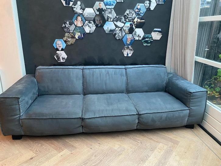 Bank Montel, Huis en Inrichting, Banken | Bankstellen, Gebruikt, Rechte bank, Vierpersoons of meer, 250 tot 300 cm, 75 tot 100 cm