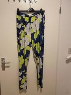Broek Kyra & Ko blauw bloemen maat XL, Maat 46/48 (XL) of groter, Zo goed als nieuw, Kyra & Ko, Lang