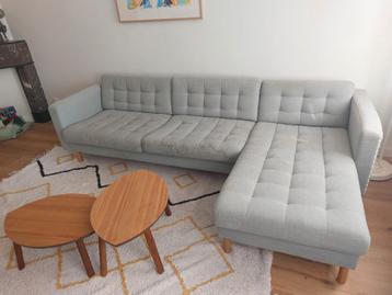 Ikea landskrona hoekbank groen