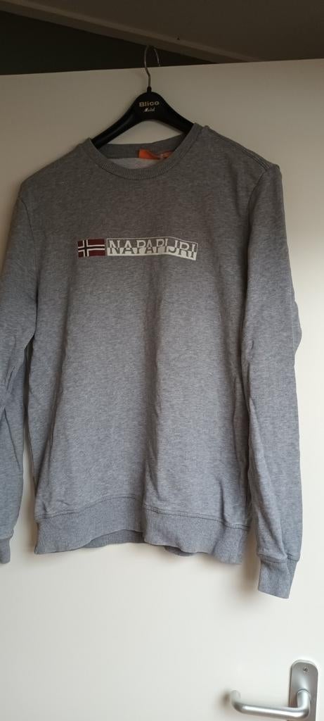 Grijze Napapijri Jongens Trui Maat S, Ophalen of Verzenden, Maat 46 (S) of kleiner, Grijs, Napapijri