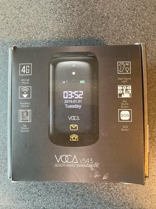 Voca seniorentelefoon, Telecommunicatie, Mobiele telefoons | Overige merken, Nieuw, Zonder abonnement, Zonder simlock, Inklapmodel
