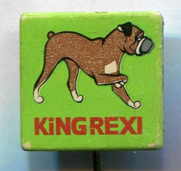 Boxer King Rexi blik honden speldje ( N_076 ) beschikbaar voor biedingen