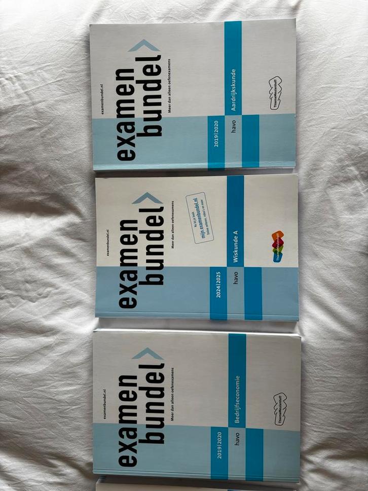 Examenbundel HAVO Set, Boeken, Schoolboeken, Zo goed als nieuw, Aardrijkskunde, HAVO, Ophalen of Verzenden