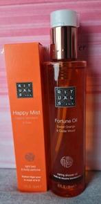 Rituals Fortune oil en Happy mist samen €27,50, Nieuw, Ophalen of Verzenden, Deodorant of Bodyspray