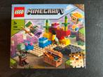 Lego 21164 minecraft the coral reef, Ophalen of Verzenden, Nieuw, Complete set, Lego