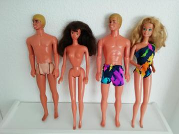 vintage barbies 80's beschikbaar voor biedingen