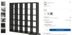 Kallax IKEA vakkenkast 25vaks zwartbruin, Ophalen, Met plank(en), Gebruikt, 150 tot 200 cm