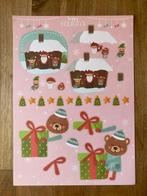 Uitdrukvel Kerst huis van de kerstman beer, Ophalen of Verzenden, Nieuw, Kerst, Knipvel