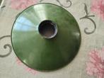 Lampenschaal/kap emaille antiek groen! Vintage/antiek., Ophalen of Verzenden, Gebruikt, Groen, Rond