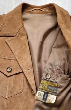 Lamsleren velours herenjack, Kleding | Heren, Kostuums en Colberts, Ophalen, Zo goed als nieuw, Overige maten