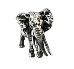 Massief zilveren Afrikaanse Olifant miniatuur, Ophalen of Verzenden, Zilver