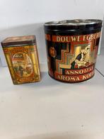 2x Douwe Egberts koffieblik, Verzamelen, Blikken, Ophalen, Zo goed als nieuw, Koffie, Douwe Egberts