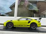 1:18 Porsche 911 991.2 GT3 RS lichtgroen 2018 Spark 18S239, Overige merken, Auto, Models@sparkmodel.com, Nieuw