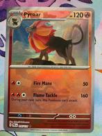 Pyroar Pokéball 016 (error/misprint) - Prismatic Evolutions, Ophalen of Verzenden, Zo goed als nieuw, Losse kaart