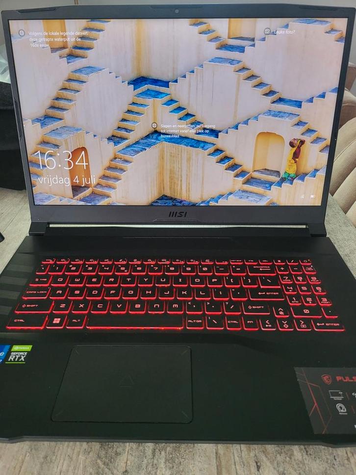 Msi GL76 Pulse laptop NIEUWSTAAT gaming studie werk laptop, Computers en Software, Windows Laptops, Ophalen of Verzenden
